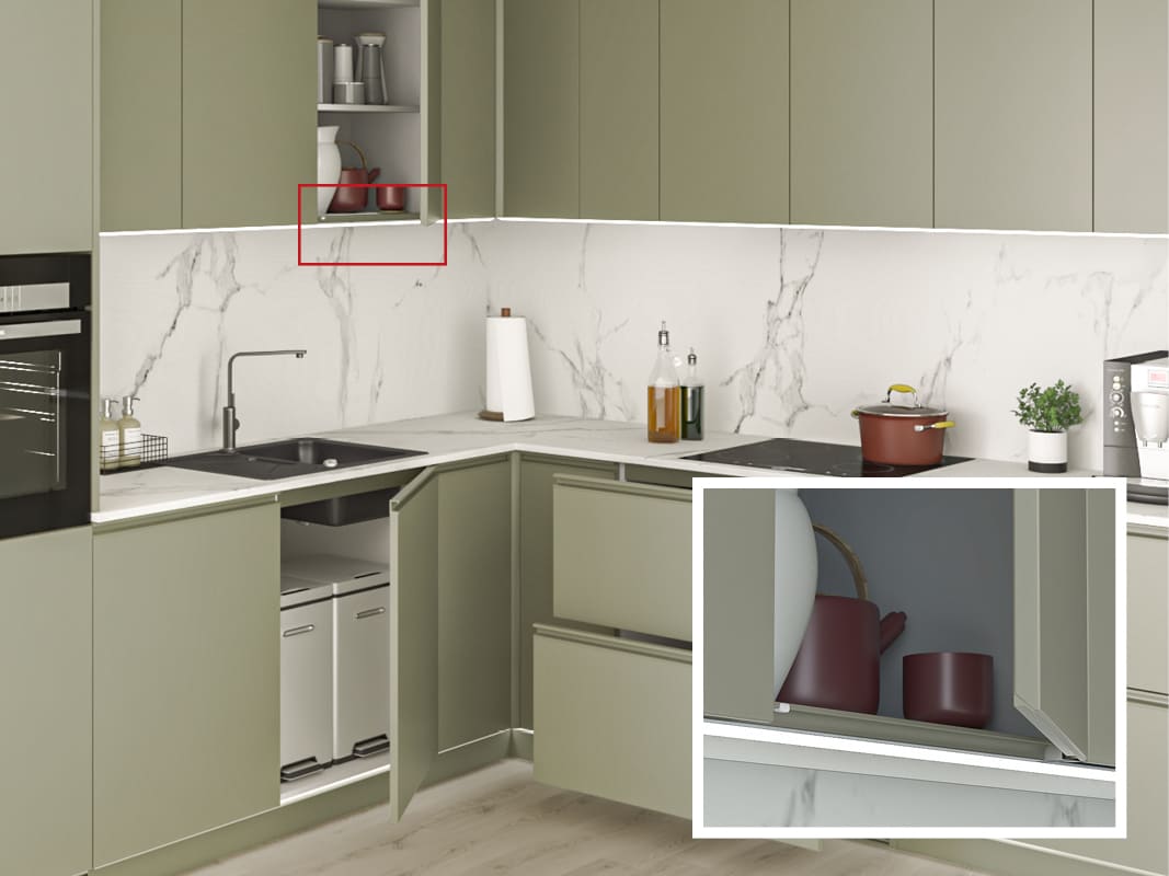 Gola mueble alto LED Galería 03