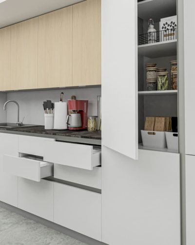 Gola Profile by Rincomatic Hardware. C and J Profiles for Kitchen Cabinets.