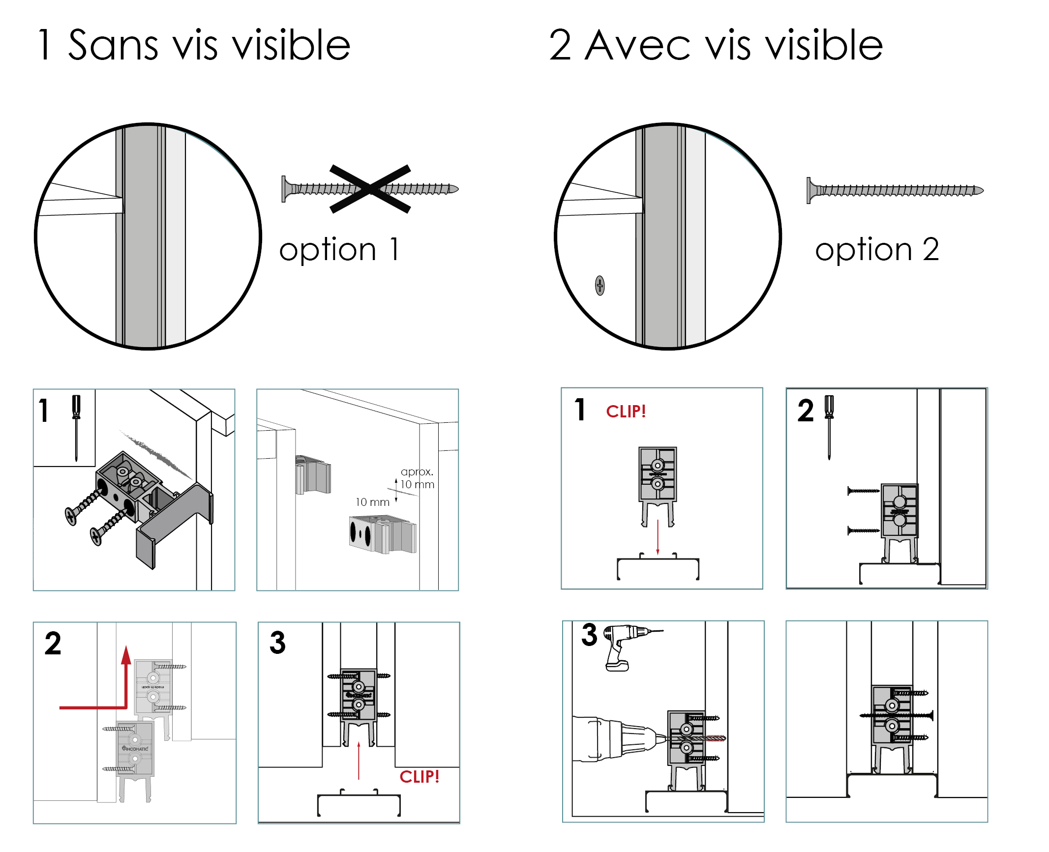 Gola Tradicional Instalación vertical francés